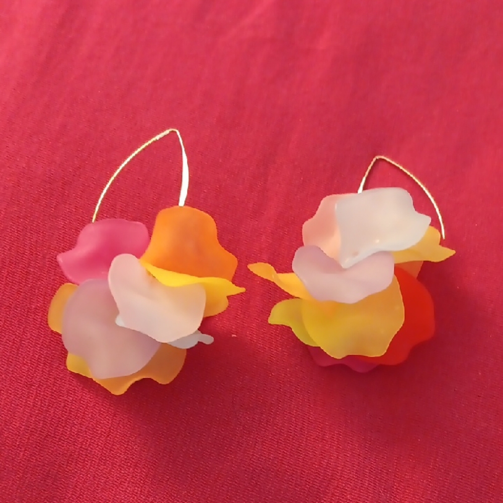 Floral Multicolor Earrings
